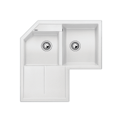 BLANCO METRA 9 E Silgranit biały narożny