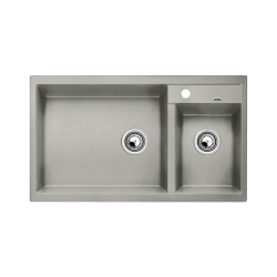 BLANCO METRA 9 Silgranit PuraDur Perłowoszary lewa