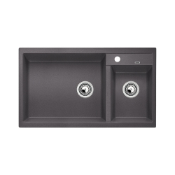 BLANCO METRA 9 Silgranit szarość skały lewa