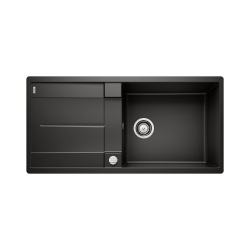 BLANCO METRA XL 6 S-F Silgranit czarny odwracalny, korek auto.