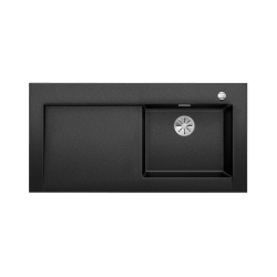 BLANCO MODEX-M 60 Silgranit antracyt prawa, korek auto., InFino, deska jesionowa