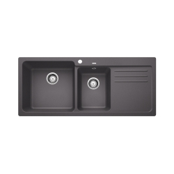 BLANCO NAYA 8 S Silgranit szarość skały lewa