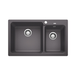 BLANCO NAYA 8 Silgranit szarość skały lewa