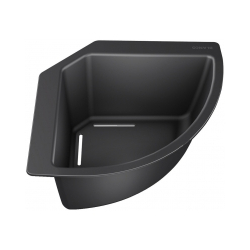 BLANCO Odsączarka narożna czarna z tworzywa