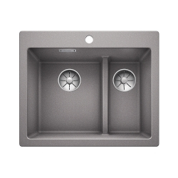 BLANCO PLEON 6 Split Silgranit alumetalik, InFino