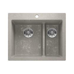 BLANCO PLEON 6 Split Silgranit PuraDur Beton, InFino