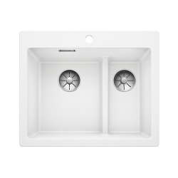 BLANCO PLEON 6 Split Silgranit biały, InFino