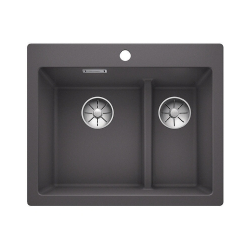 BLANCO PLEON 6 Split Silgranit szarość skały lewa, InFino