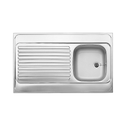 BLANCO R-ES 10x6 Stal matowa odwracalny, bez przelewu, nakładany (1 1/2)