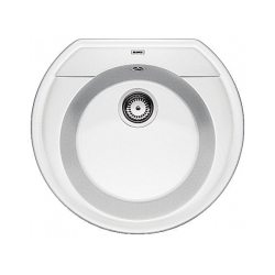 BLANCO RONDOVAL 45 Silgranit PuraDur Biały