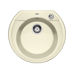 BLANCO RONDOVAL 45 Silgranit PuraDur Jaśmin, korek auto.