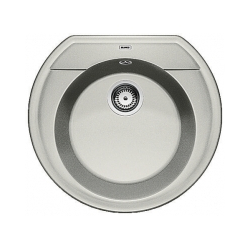 BLANCO RONDOVAL 45 Silgranit PuraDur Perłowoszary