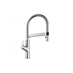 BLANCO SOLENTA-S Senso chromowana z czujnikiem ruchu z dźwignią po lewej stronie