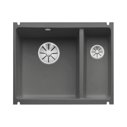 BLANCO SUBLINE 350/150-U Ceramika PuraPlus bazaltowy lewa, InFino