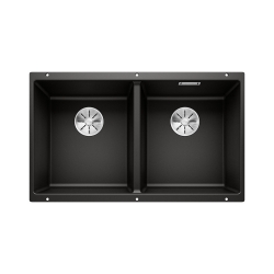 BLANCO SUBLINE 350/350-U Silgranit czarny, InFino
