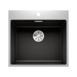 BLANCO SUBLINE 500-IF/A SteelFrame Silgranit czarny, InFino