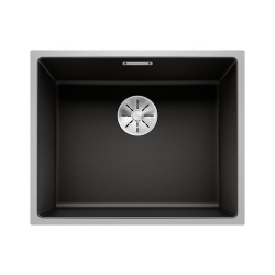 BLANCO SUBLINE 500-IF SteelFrame Silgranit czarny, InFino