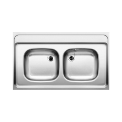 BLANCO Z 10x6 Stal matowa, bez przelewu, nakładany (1 1/2)