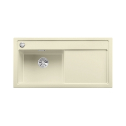 BLANCO ZENAR XL 6 S Silgranit PuraDur Jaśmin lewa, korek auto., InFino, deska szkło czarne