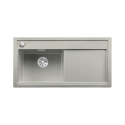 BLANCO ZENAR XL 6 S Silgranit PuraDur Perłowoszary lewa, korek auto., InFino, deska szkło czarne