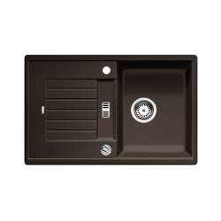 BLANCO ZIA 45 S Silgranit kawowy odwracalny, korek auto.