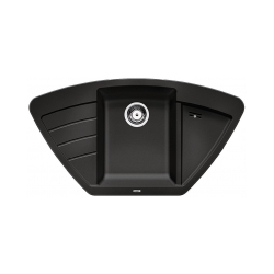 BLANCO ZIA 9 E Silgranit antracyt narożny