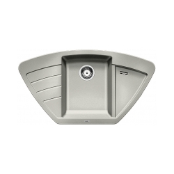 BLANCO ZIA 9 E Silgranit PuraDur Perłowoszary narożny