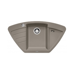 BLANCO ZIA 9 E Silgranit PuraDur Tartufo narożny, korek auto.