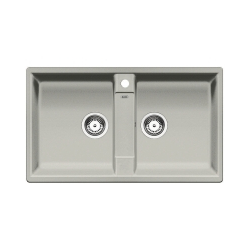 BLANCO ZIA 9 Silgranit PuraDur Perłowoszary