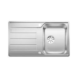 BLANCO CLASSIMO 45 S-IF stal polerowana odwracalny, korek auto., PushControl, InFino