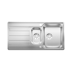 BLANCO CLASSIMO 6 S-IF stal polerowana odwracalny, korek auto., PushControl, InFino