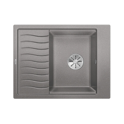 BLANCO ELON 45 S Silgranit alumetalik odwracalny, InFino, kratka ociekowa