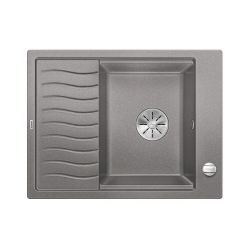 BLANCO ELON 45 S Silgranit alumetalik odwracalny, korek auto., InFino, kratka ociekowa
