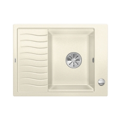 BLANCO ELON 45 S Silgranit PuraDur Jaśmin odwracalny, korek auto., InFino, kratka ociekowa