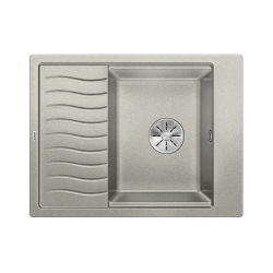 BLANCO ELON 45 S Silgranit PuraDur Perłowoszary odwracalny, InFino, kratka ociekowa