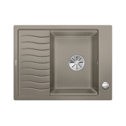 BLANCO ELON 45 S Silgranit tartufo odwracalny, korek auto., InFino, kratka ociekowa