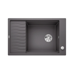BLANCO ELON XL 6 S-F Silgranit szarość skały odwracalny, korek auto., InFino, kratka ociekowa