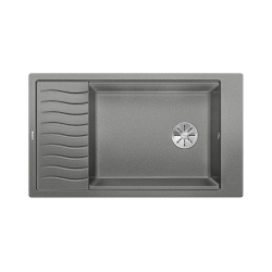BLANCO ELON XL 8 S Silgranit alumetalik odwracalny, InFino, kratka ociekowa