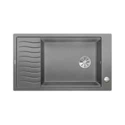 BLANCO ELON XL 8 S Silgranit alumetalik odwracalny, korek auto., InFino, kratka ociekowa
