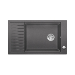 BLANCO ELON XL 8 S Silgranit szarość skały odwracalny, korek auto., InFino, kratka ociekowa