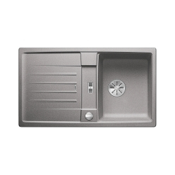 BLANCO LEXA 45 S Silgranit alumetalik odwracalny, korek auto., InFino