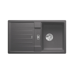 BLANCO LEXA 45 S Silgranit PuraDur Szarość skały odwracalny, InFino