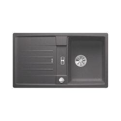 BLANCO LEXA 45 S Silgranit szarość skały odwracalny, korek auto., InFino