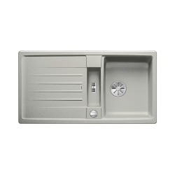 BLANCO LEXA 5 S Silgranit PuraDur Perłowoszary odwracalny, korek auto., InFino