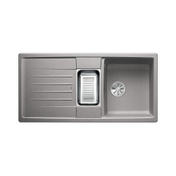 BLANCO LEXA 6 S Silgranit PuraDur Alumetalik odwracalny, InFino, odsączarka stalowa