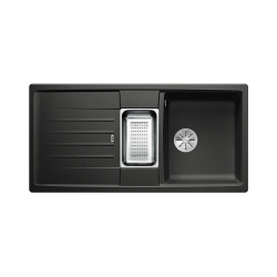 BLANCO LEXA 6 S Silgranit PuraDur Antracyt odwracalny, InFino, odsączarka stalowa