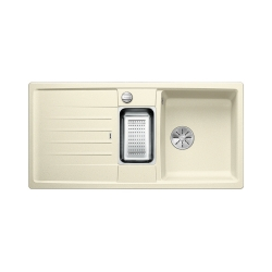 BLANCO LEXA 6 S Silgranit PuraDur Jaśmin odwracalny, korek auto., InFino, odsączarka stalowa