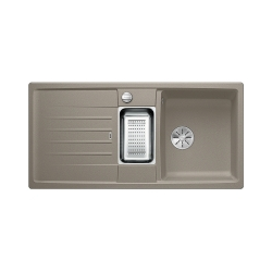 BLANCO LEXA 6 S Silgranit tartufo odwracalny, korek auto., InFino, odsączarka stalowa