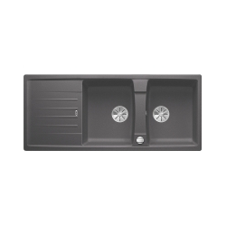 BLANCO LEXA 8 S Silgranit szarość skały odwracalny, korek auto., InFino