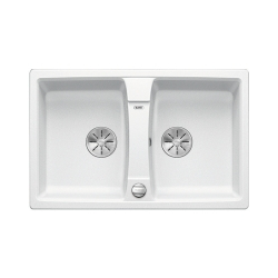 BLANCO LEXA 8 Silgranit biały odwracalny, korek auto., InFino